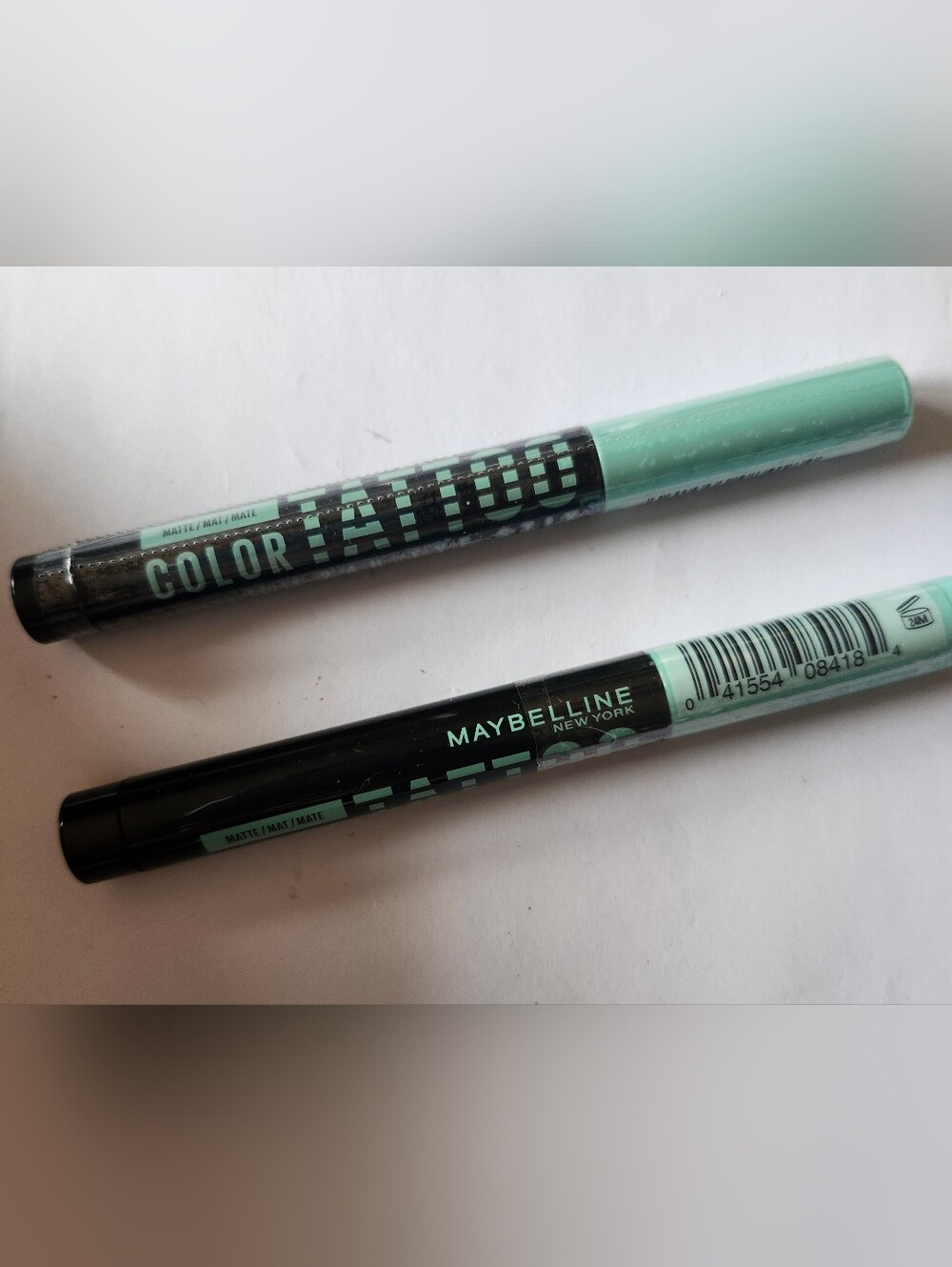 Maybelline Color Tattoo Matte Eyeliner Pencil in Mint Set Of 2 New